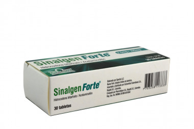 Sinalgen Forte 7.5 / 325 mg Caja Con 30 Tabletas