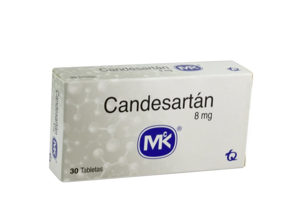 Candesartán 8 mg Caja Con 30 Tabletas 