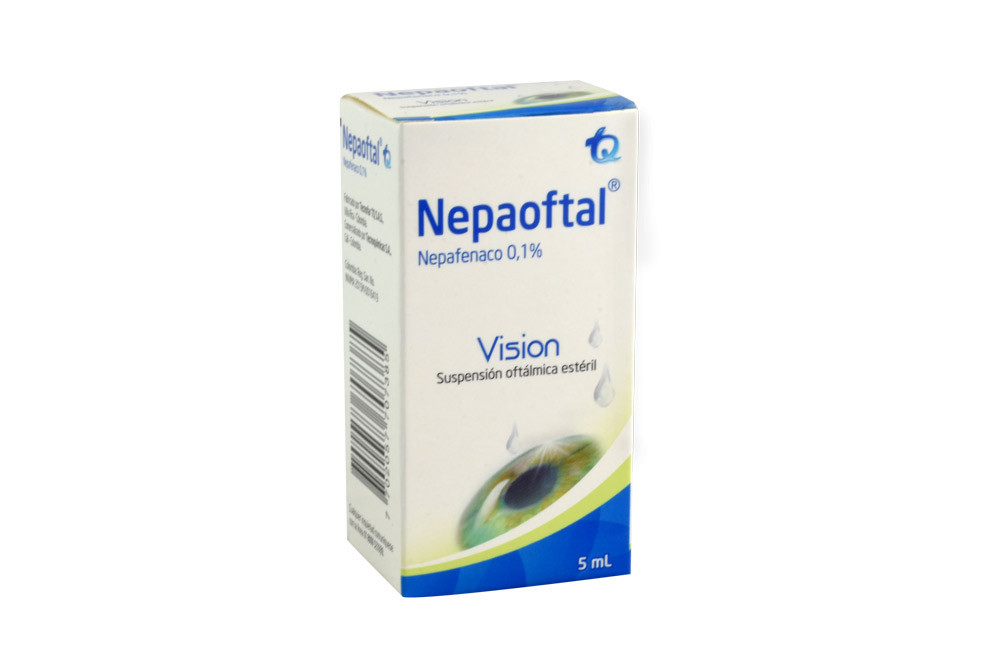 Nepaoftal 0.1 % Caja Con Frasco Con 5 mL