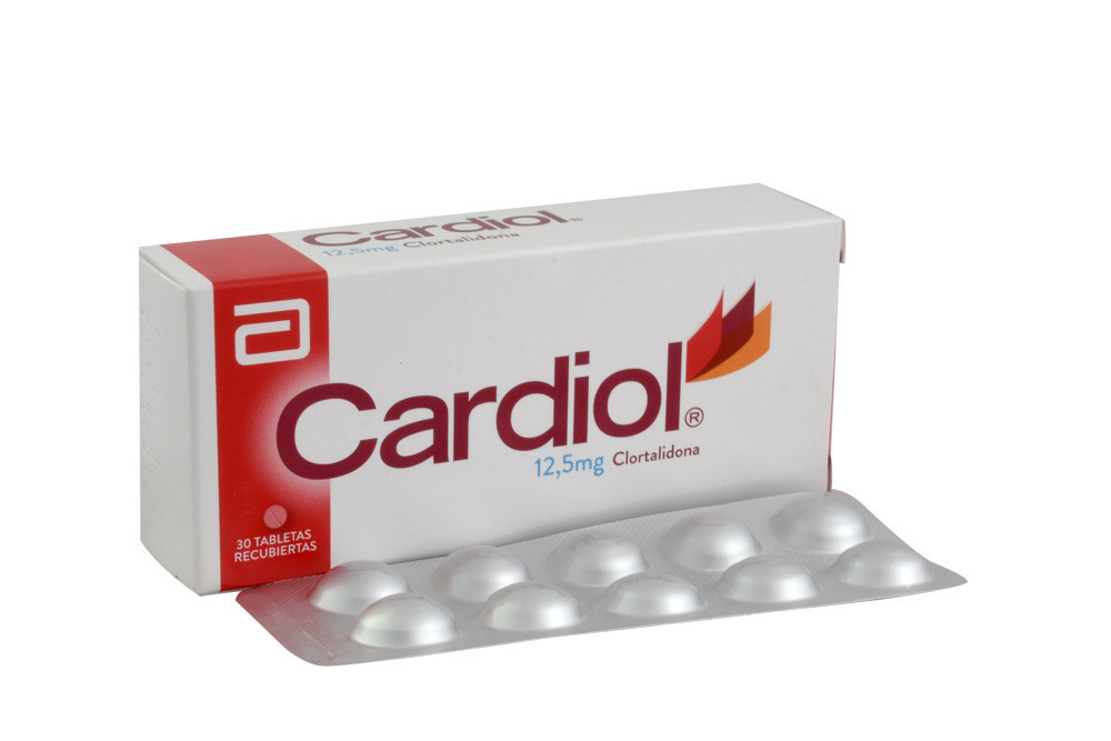Cardiol 12,5 mg Caja Con 30 Tabletas Recubiertas