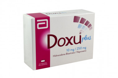 Doxu Plus 10 / 250 mg Caja Con 20 Tabletas Recubiertas