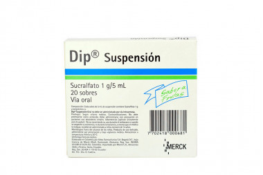 Dip 1 g / 5 mL Suspensión Caja Con 20 Sobres Con 5 mL C/U
