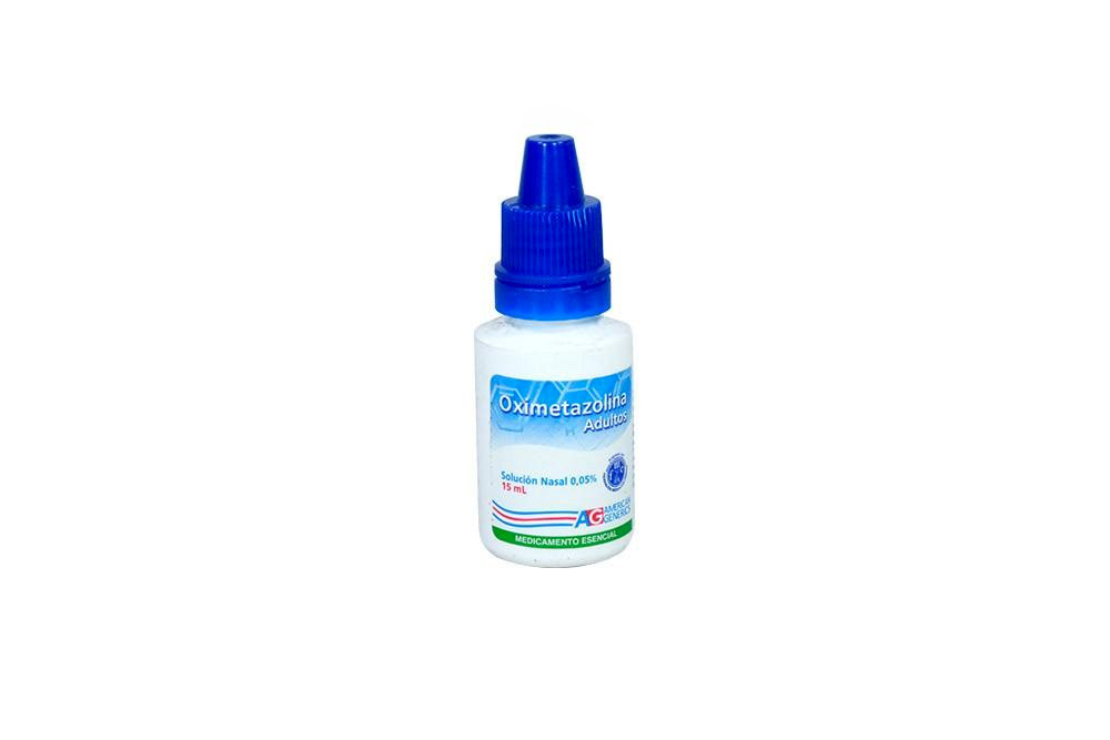 Oximetazolina Adultos Solución Nasal 0.05 % Frasco Con 15 mL