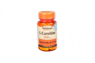 L-Carnitine 500 mg Frasco Con 30 Tabletas 