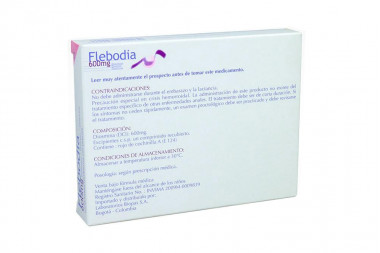 Flebodia 600 mg Caja Con 15 Comprimidos Recubiertos