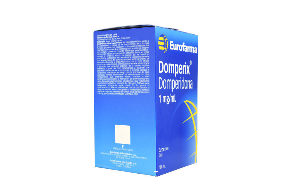 Domperix 1 mg / mL Suspensión Oral Caja Con Frasco Con 100 mL -1265935 ...