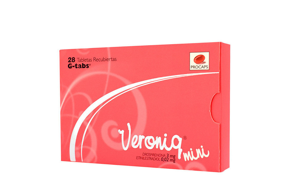 Veroniq Mini 3 / 0.2 mg Caja Con 28 Tabletas Recubiertas