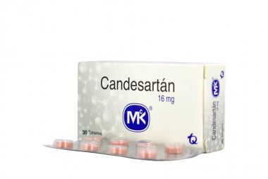Candesartán 16 mg Caja Con 30 Tabletas