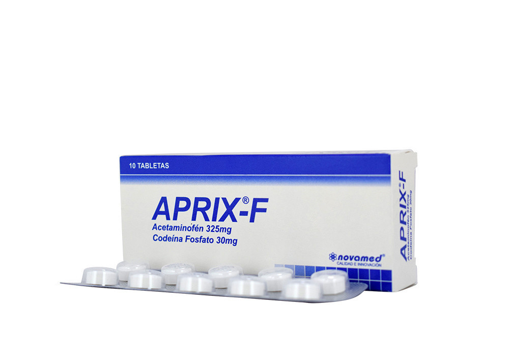 Aprix-F 325 / 30 mg Caja Con 10 Tabletas
