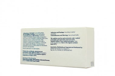 Carvedilol Sandoz 6,25 mg Caja Con 30 Tabletas 