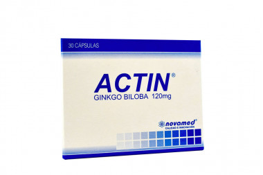 Actin 120 Mg Caja Con 30...