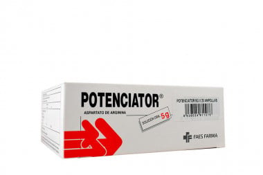 Potenciator 5 g Caja Con 20 Ampollas Con 10 mL C/U