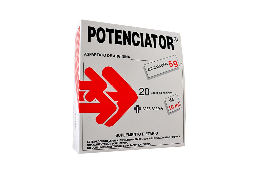 Potenciator 5 g Caja Con 20 Ampollas Con 10 mL C/U