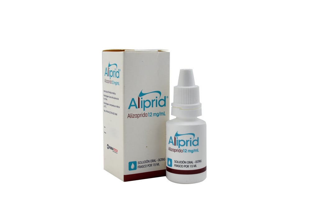 Aliprid Solución Oral 12 mg / mL Caja Con Frasco Con 15 mL