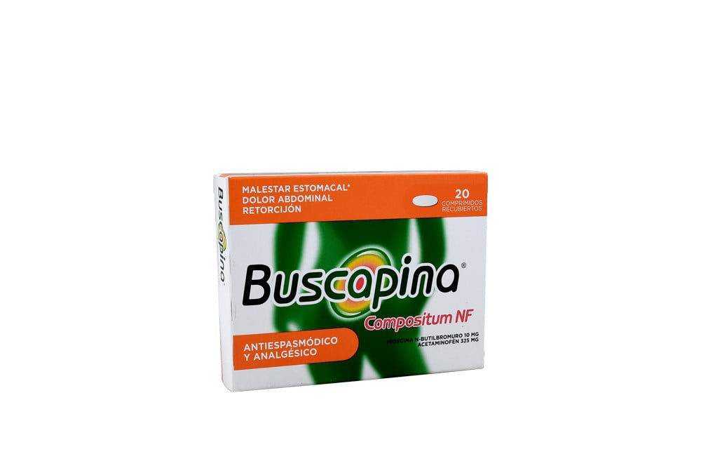 BUSCAPINA COMPOSITUM NF Buscapina Compositum Nf Caja Con 20 Comprimidos Recubiertos