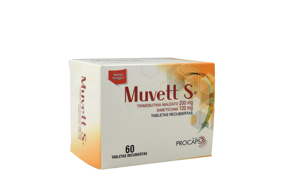 MUVETT S Muvett S 200 / 120 Mg Caja Con 60 Tabletas Recubiertas