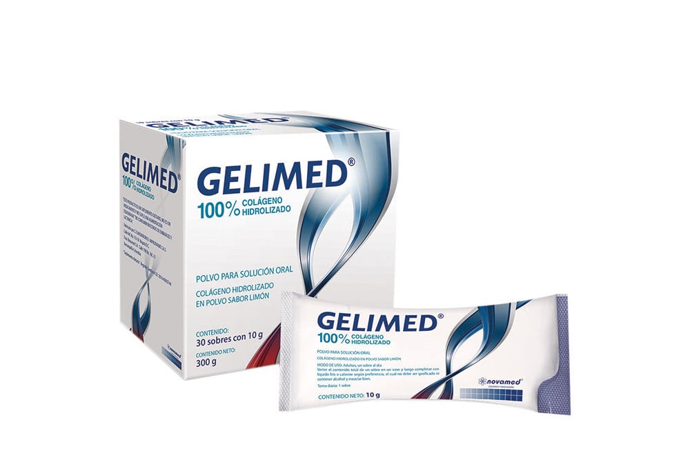 GELIMED Polvo Caja Con 30 Sobres Con 10 g c/u – Sabor Limón Gelimed Polvo Sabor Limón 30 Sobres Con 10 G C/U