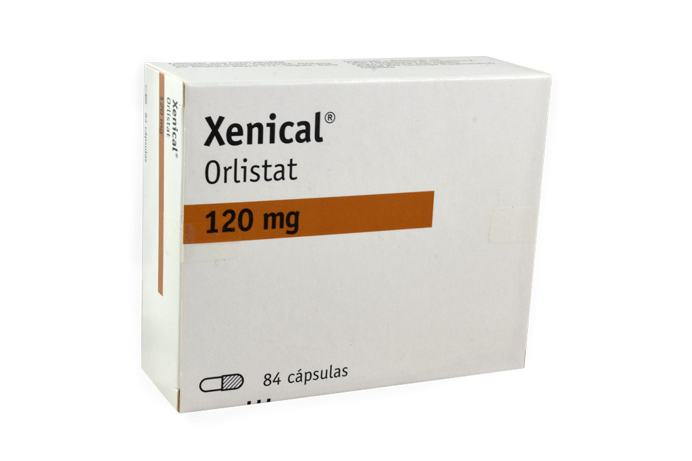 Xenical Orlistat 120 mg Caja Con 84 Cápsulas