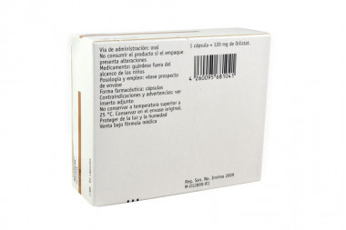 Xenical Orlistat 120 mg Caja Con 84 Cápsulas