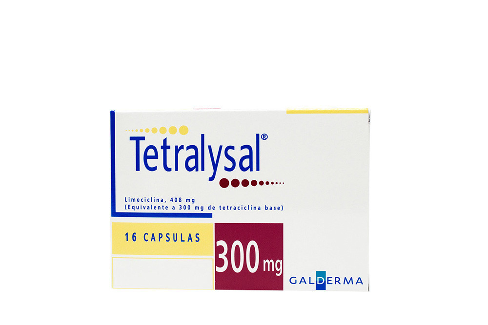 Tetralysal 300 mg Caja Con 16 Cápsulas