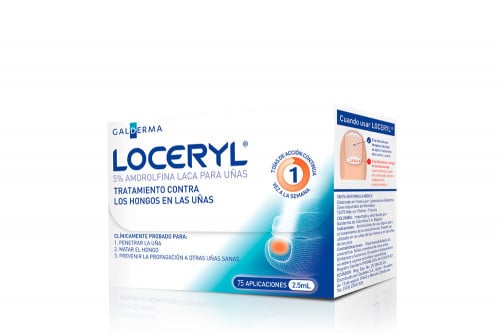 LOCERYL Laca Para Uñas 5 % Caja Con Frasco De 2.5 mL