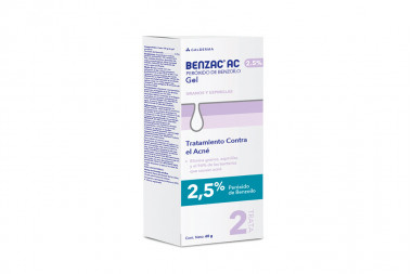 Benzac AC En Gel 2.5 % Caja...