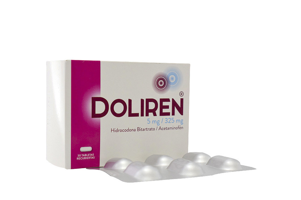 DOLIREN 5 / 325 mg Caja Con 30 Tabletas Recubiertas