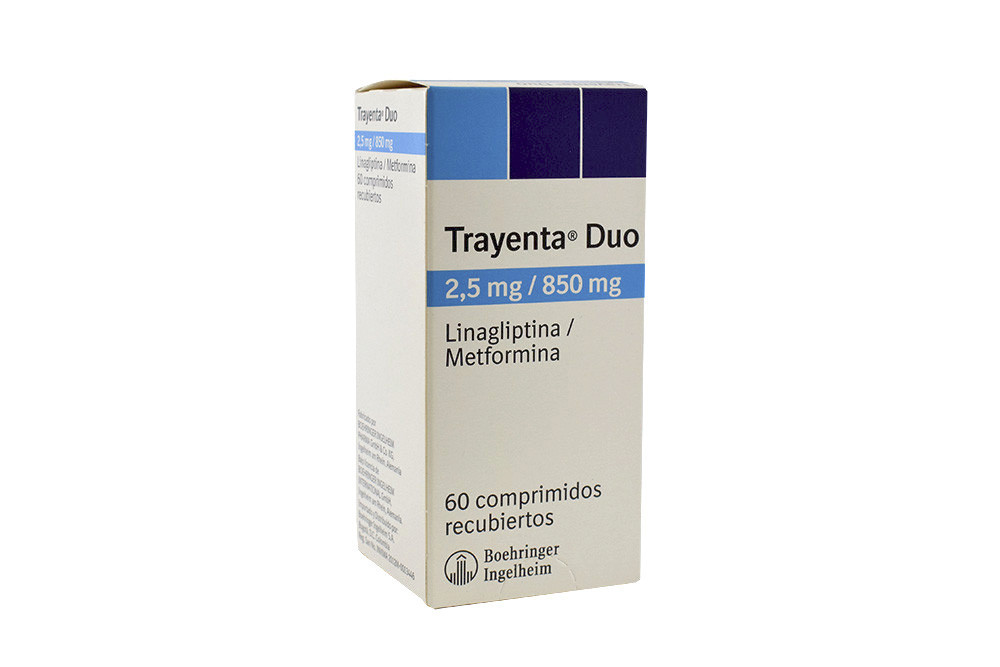 Trayenta Duo Boehringer Caja Con 60 Comprimidos 