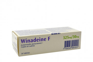 Winadeine F 325 / 30 mg Caja Con 30 Tabletas