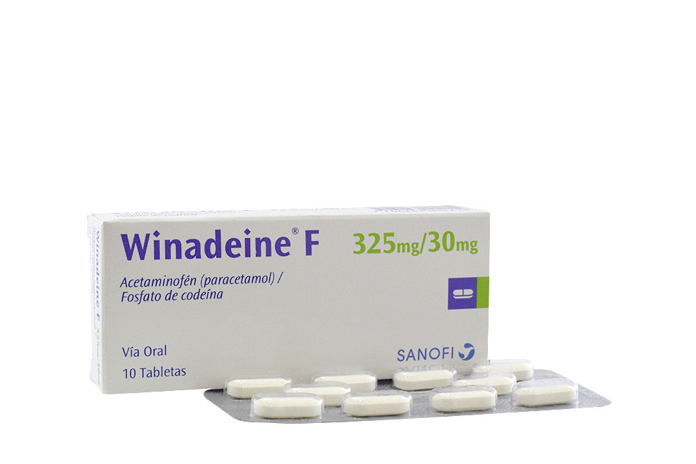 Winadeine' F 325 / 30 mg Caja Con 10 Tabletas