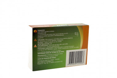 Stamyl Forte 300 / 100 mg Caja Con 20 Tabletas Recubiertas