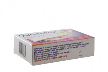 Gyneclor 500 / 100 mg Caja Con 10 Óvulos Gelatina Blanda