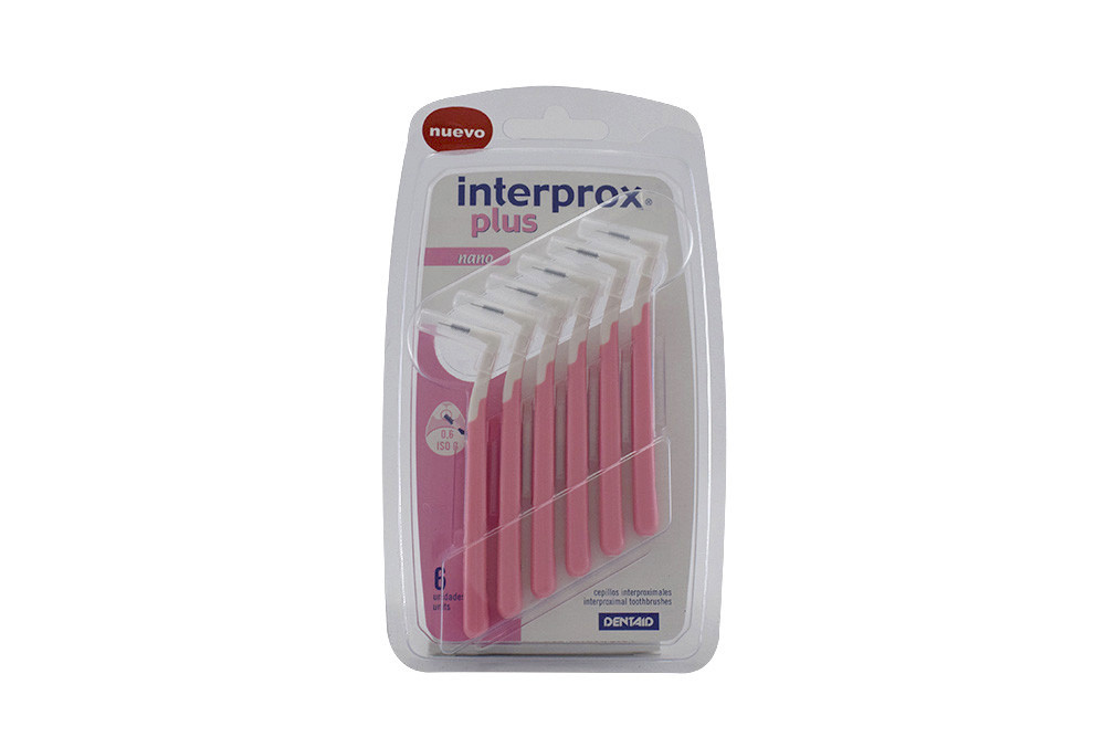Interprox Plus Nano Cepillos Interproximales Empaque Con 6 Unidades