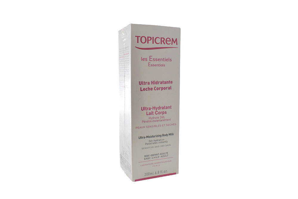 Topicrem Leche Corporal Caja Con Frasco Con 200 mL - Ultra Hidratante