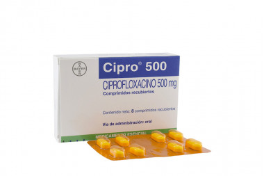 Cipro 500 mg Caja Con 8...