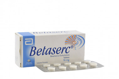 Betaserc 16 mg Caja Con 20...