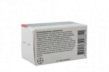 Cardioaspirina 81 mg Caja Con 30 Tabletas 