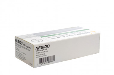 NEBIDO Solución Inyectable 1000 mg Caja Con 1 Ampolla 4 mL