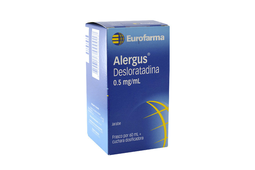 Alergus Jarabe 5 Mg / Ml Caja Con Frasco Con 60 Ml