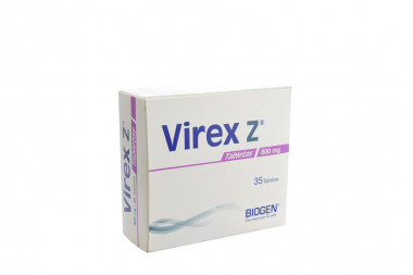 Virex Z 800 mg Caja Con 35 Tabletas