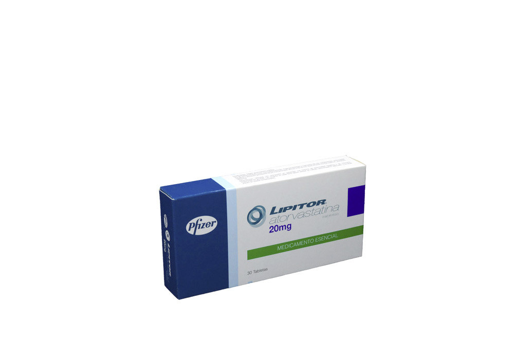 LIPITOR 20  mg Caja Con 30 Tabletas 