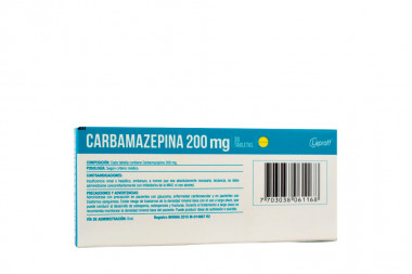 Carbamazepina 200 mg Caja Con 30 Tabletas