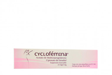 Cyclofémina 25/5 mg Caja...