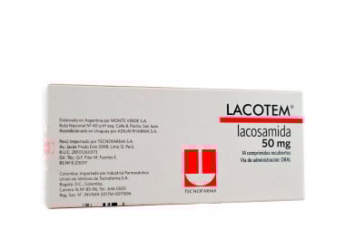 Lacotem 50 Mg Caja Con 14 Comprimidos Recubiertos