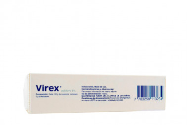 Virex Ungüento Tópico Caja Con Tubo Con 30 g