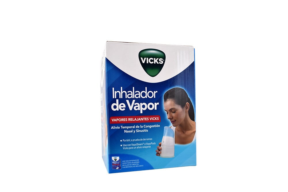 VAPORIZADOR FACIAL VICKS - REF:V1300 CAJ 1 UN DISTRIBUIDORA GLX SAS Inhalador De Vapor Vicks Caja Con 1 Unidad