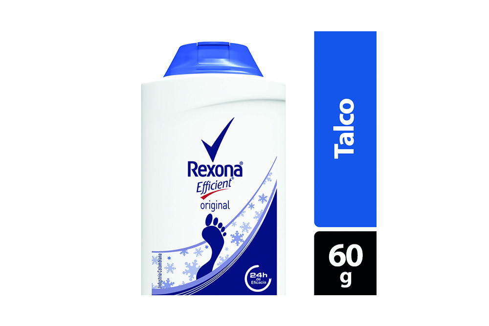 Rexona Efficient Tarro x 60 g Polvo Desodoran Para Pies