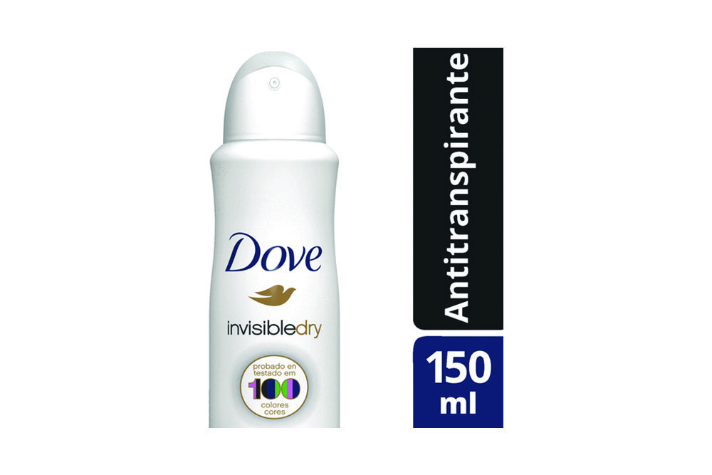 Desodorante Dove Invisible Dry Aerosol Con 150 mL