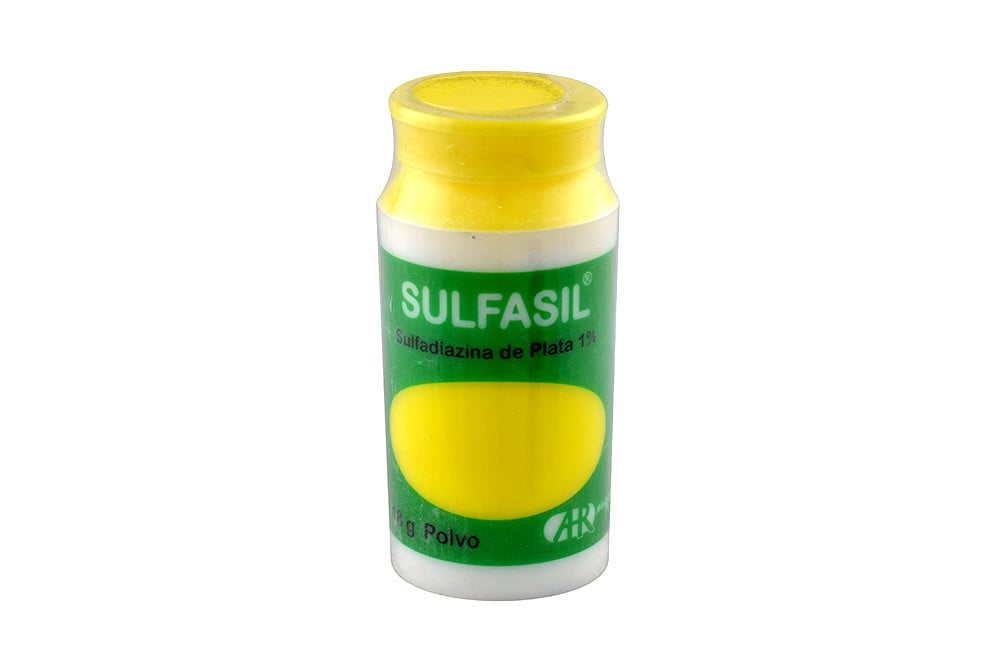 Sulfasil Polvo 1% Frasco Con 18 G