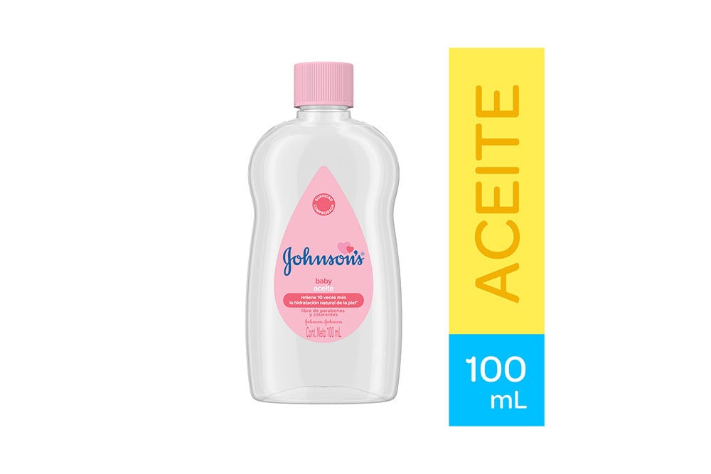 Johnson Baby Aceite Puro Frasco Con 100 mL